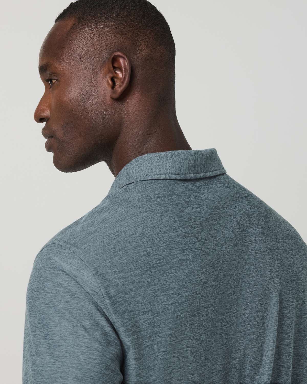 Strato Tech Polo | Blue Sea Heather