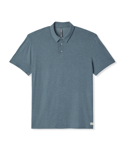 Strato Tech Polo | Blue Sea Heather
