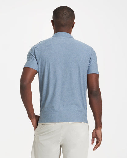 Strato Tech Polo | Cloud Heather
