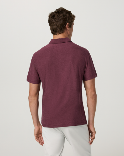 Strato Tech Polo | Fig Heather