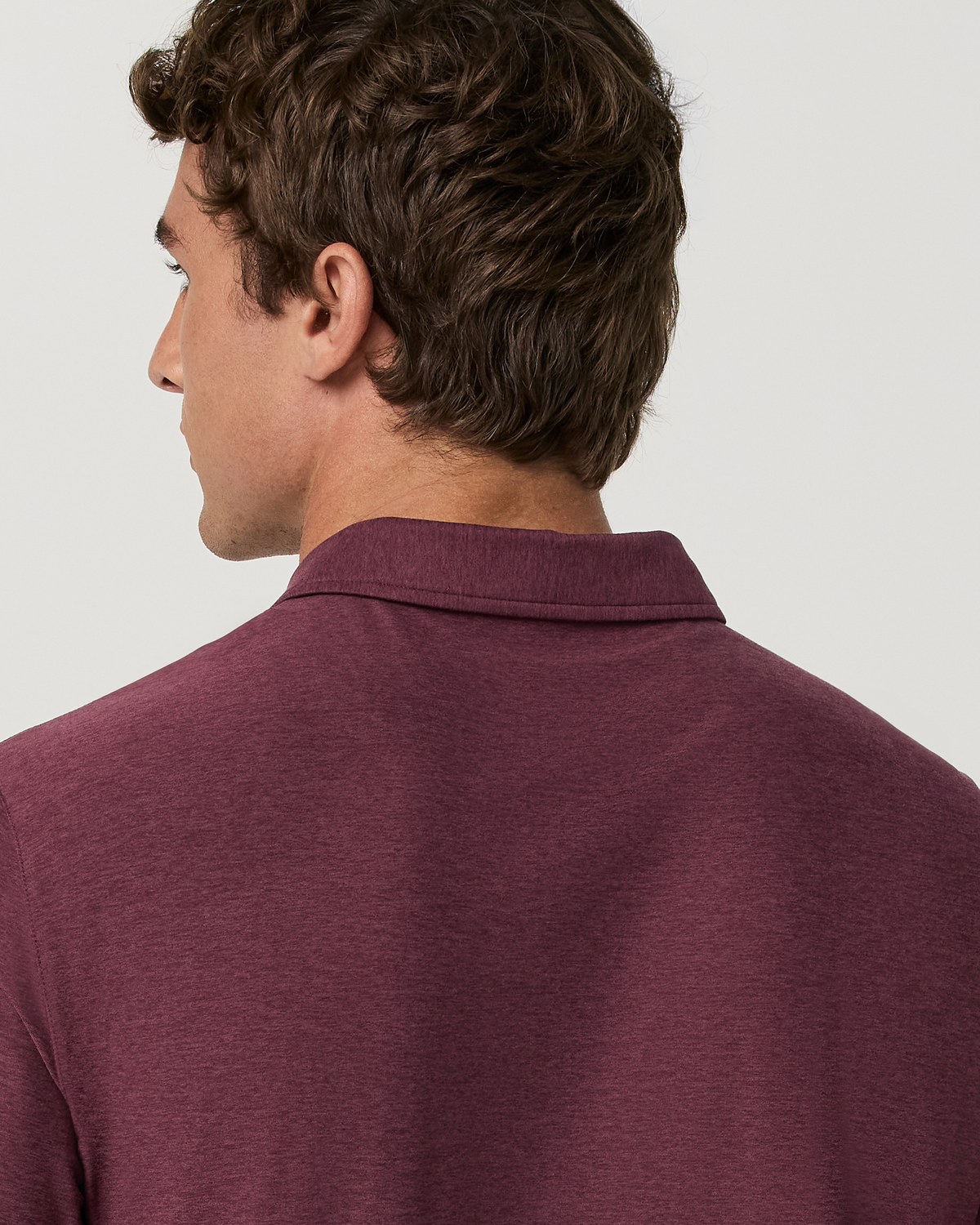 Strato Tech Polo | Fig Heather