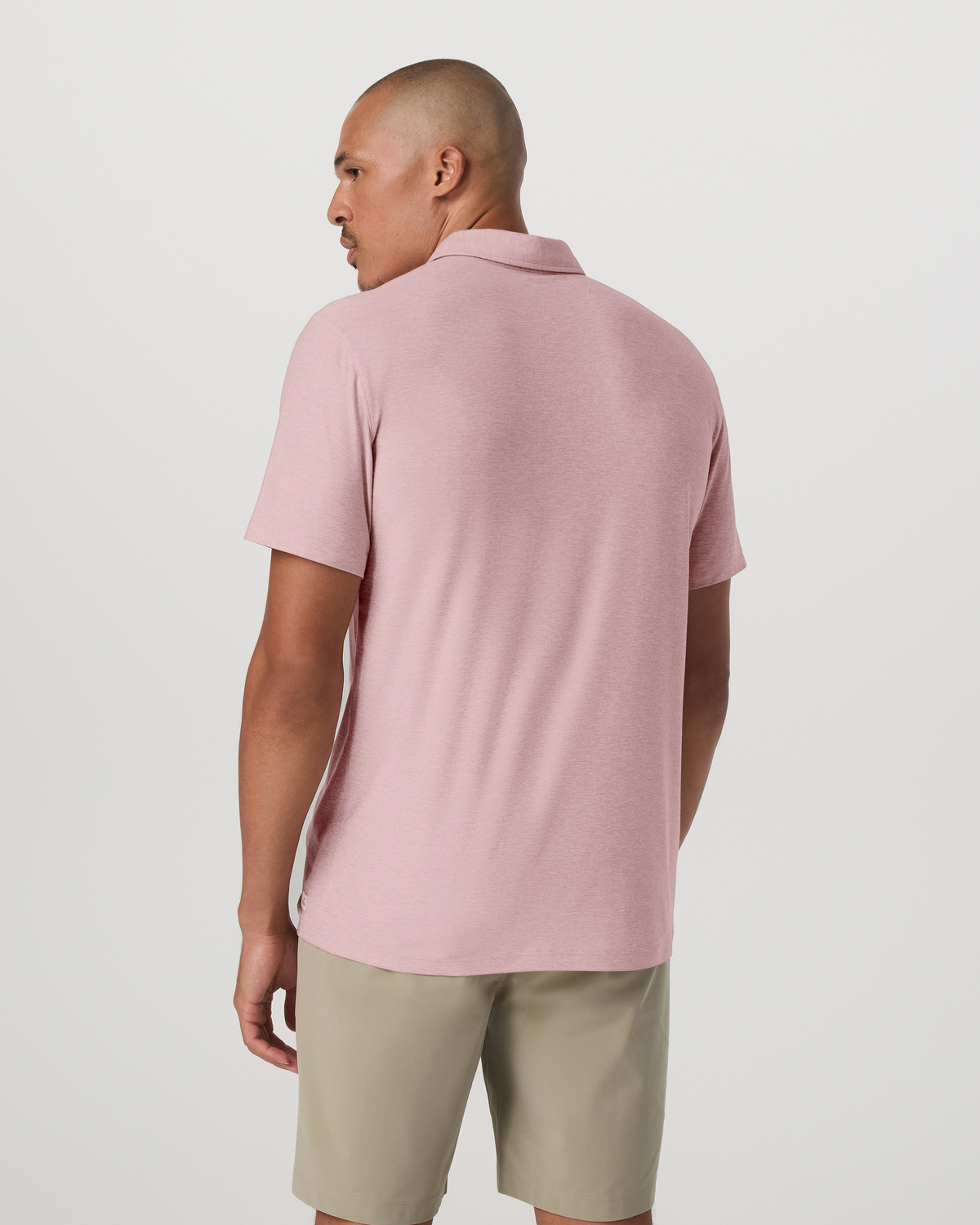 Strato Tech Polo | Faded Rose Heather