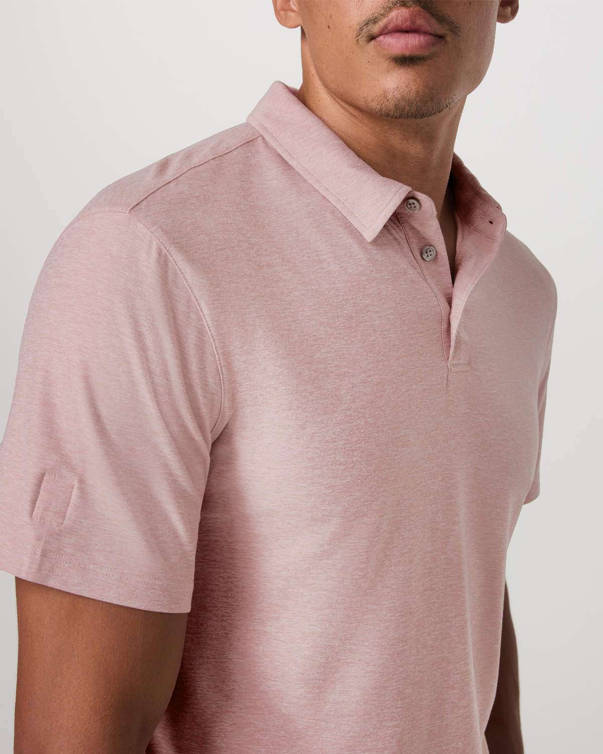 Strato Tech Polo | Faded Rose Heather