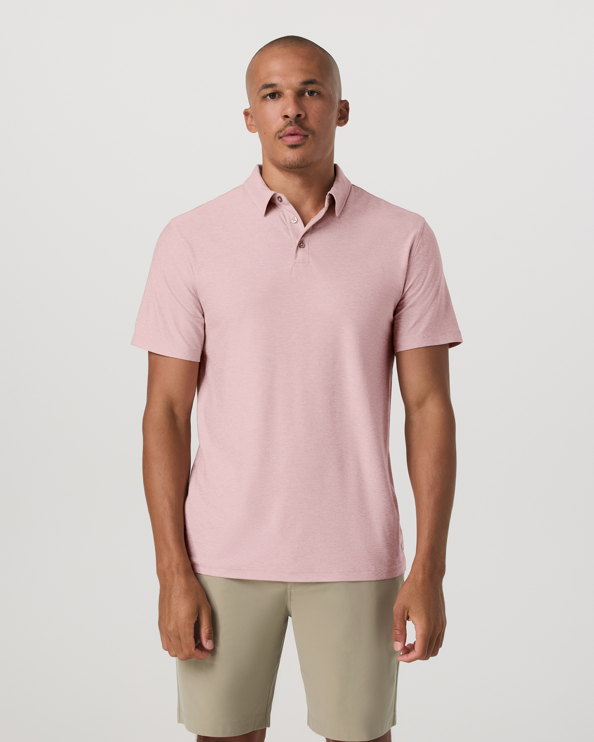 Strato Tech Polo | Faded Rose Heather