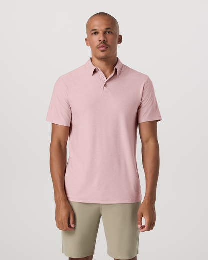 Strato Tech Polo | Faded Rose Heather