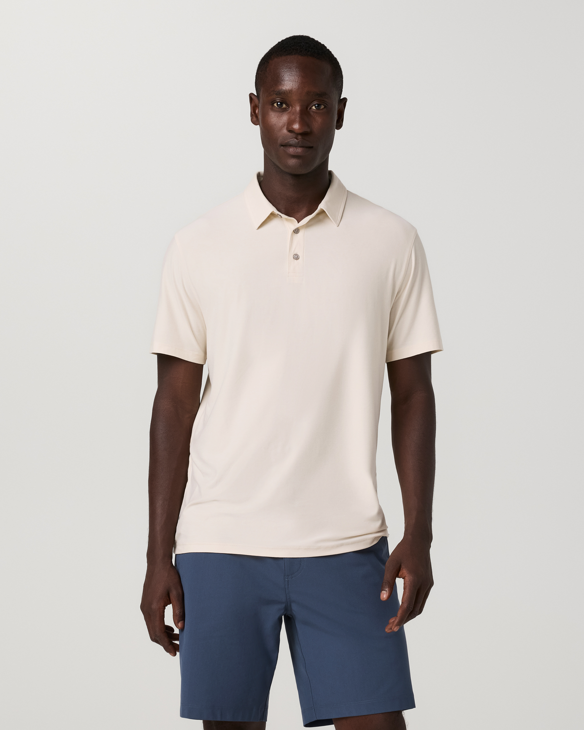 Strato Tech Polo | Milkweed Heather