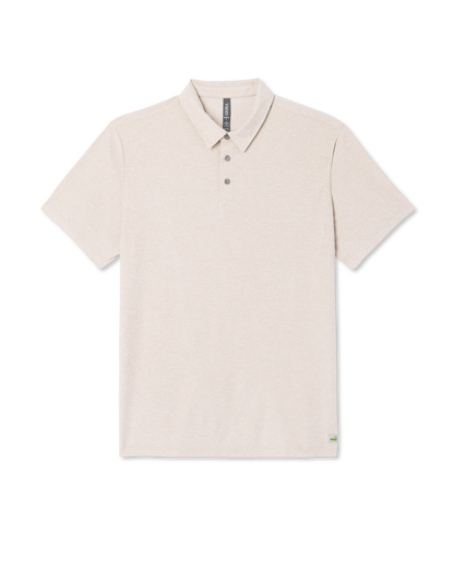 Strato Tech Polo | Milkweed Heather