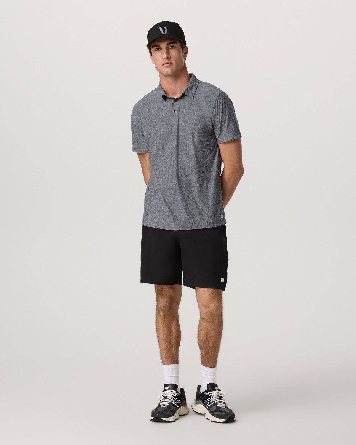 Strato Tech Polo | Heather Grey