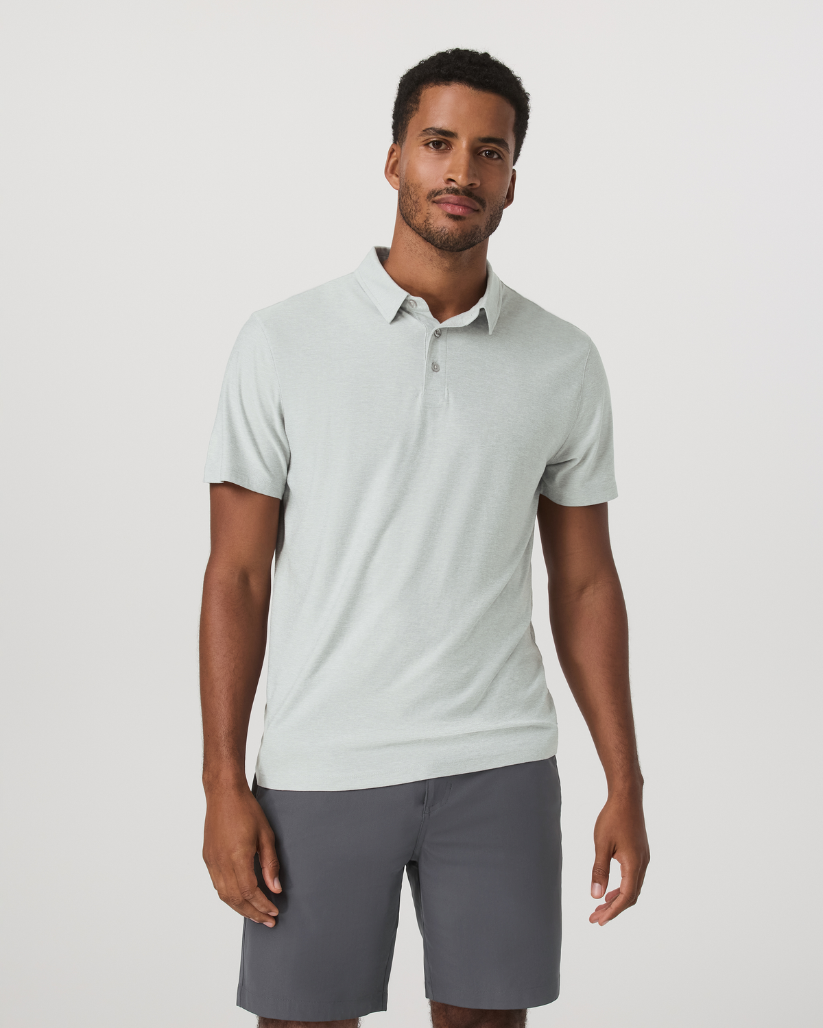 Strato Tech Polo | Storm Blue Heather