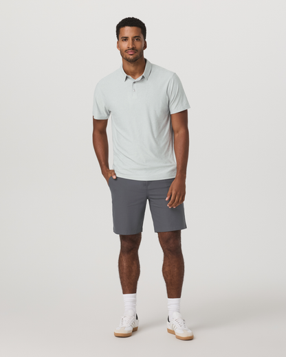 Strato Tech Polo | Storm Blue Heather