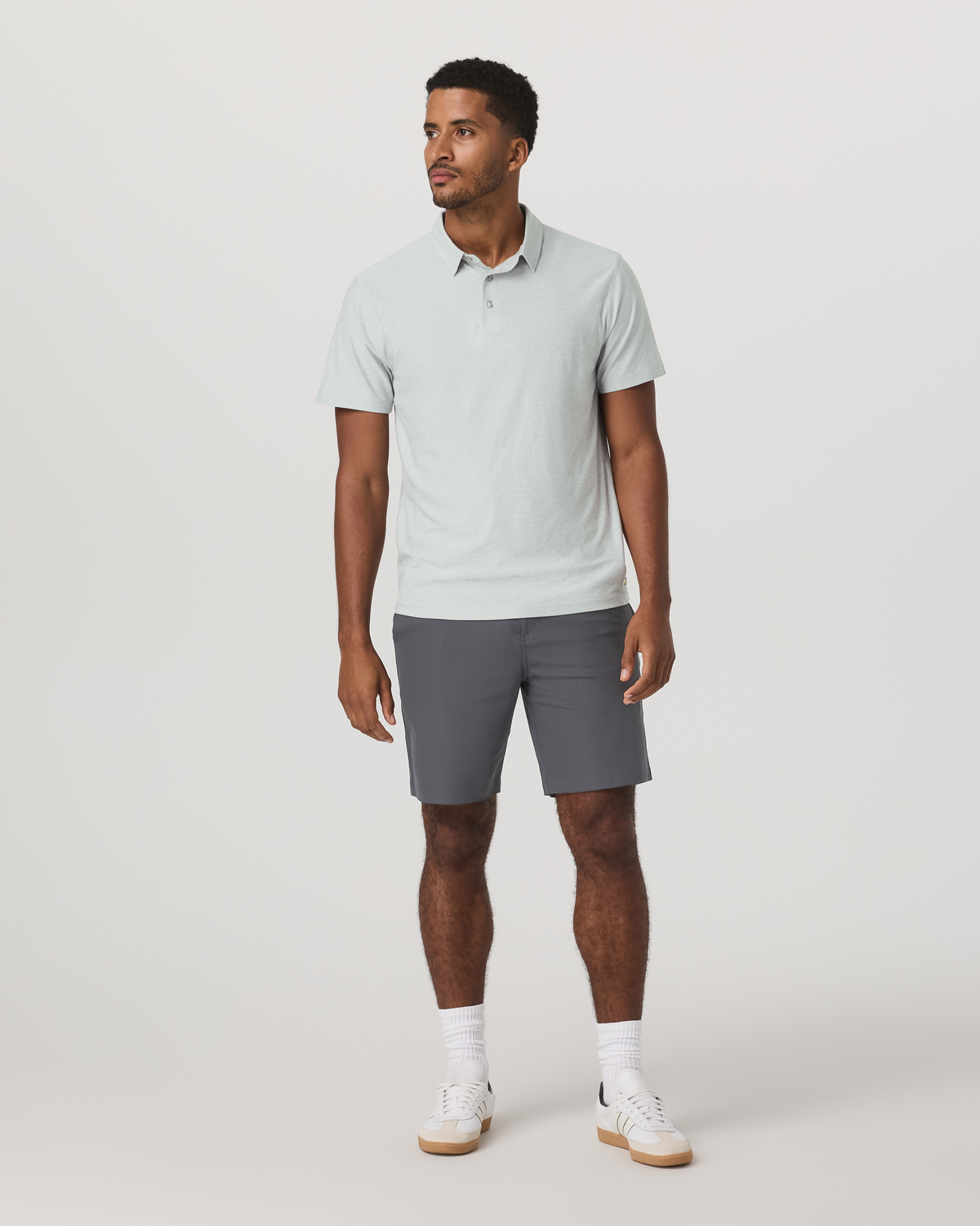 Strato Tech Polo | Storm Blue Heather