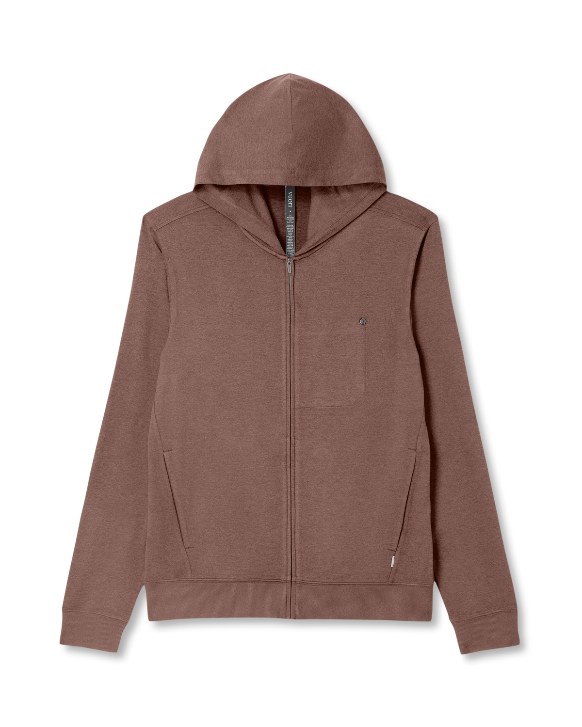 Ponto Full Zip Hoodie | Sable Heather