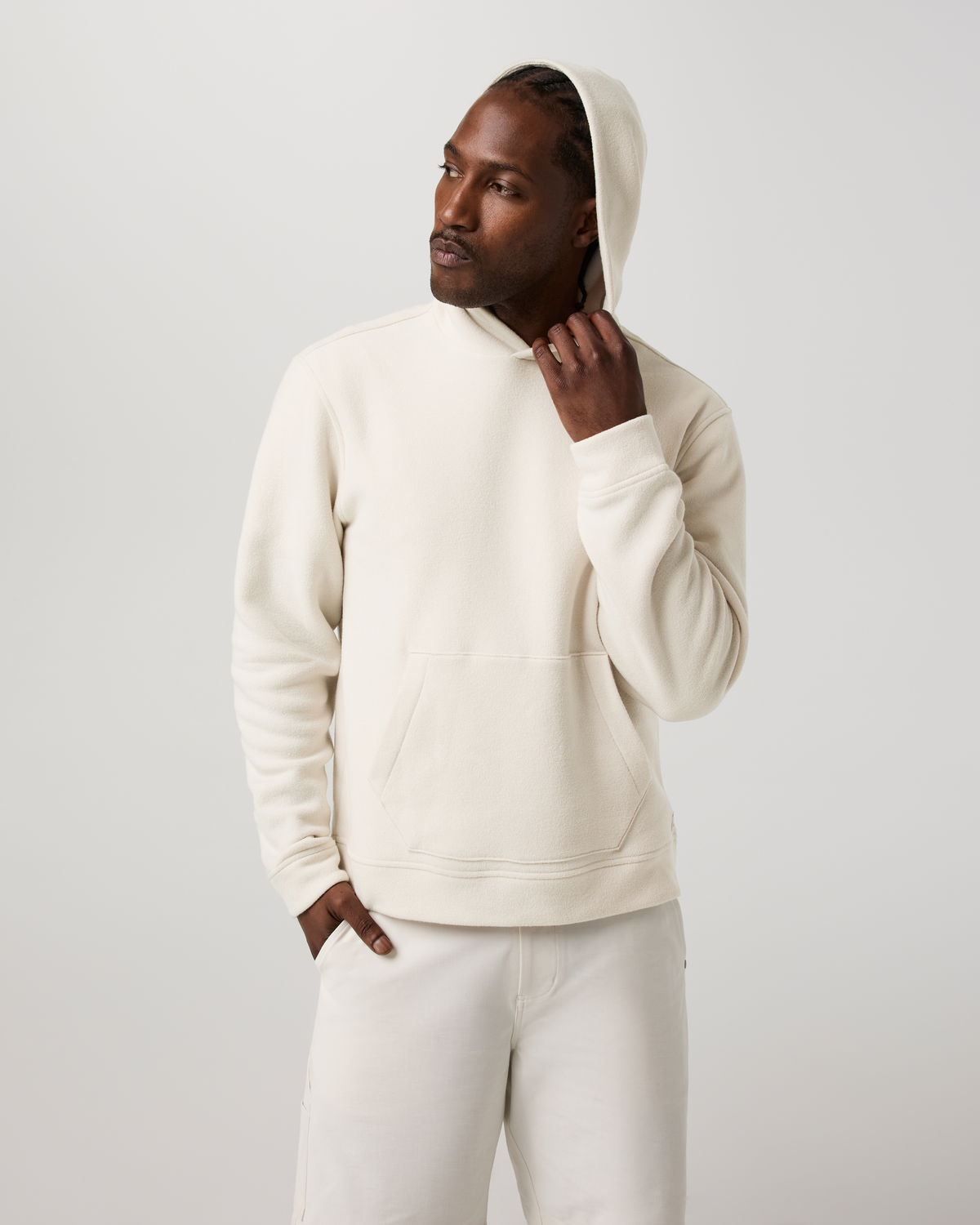 Beach Fleece Pullover Hoodie | Bone Heather