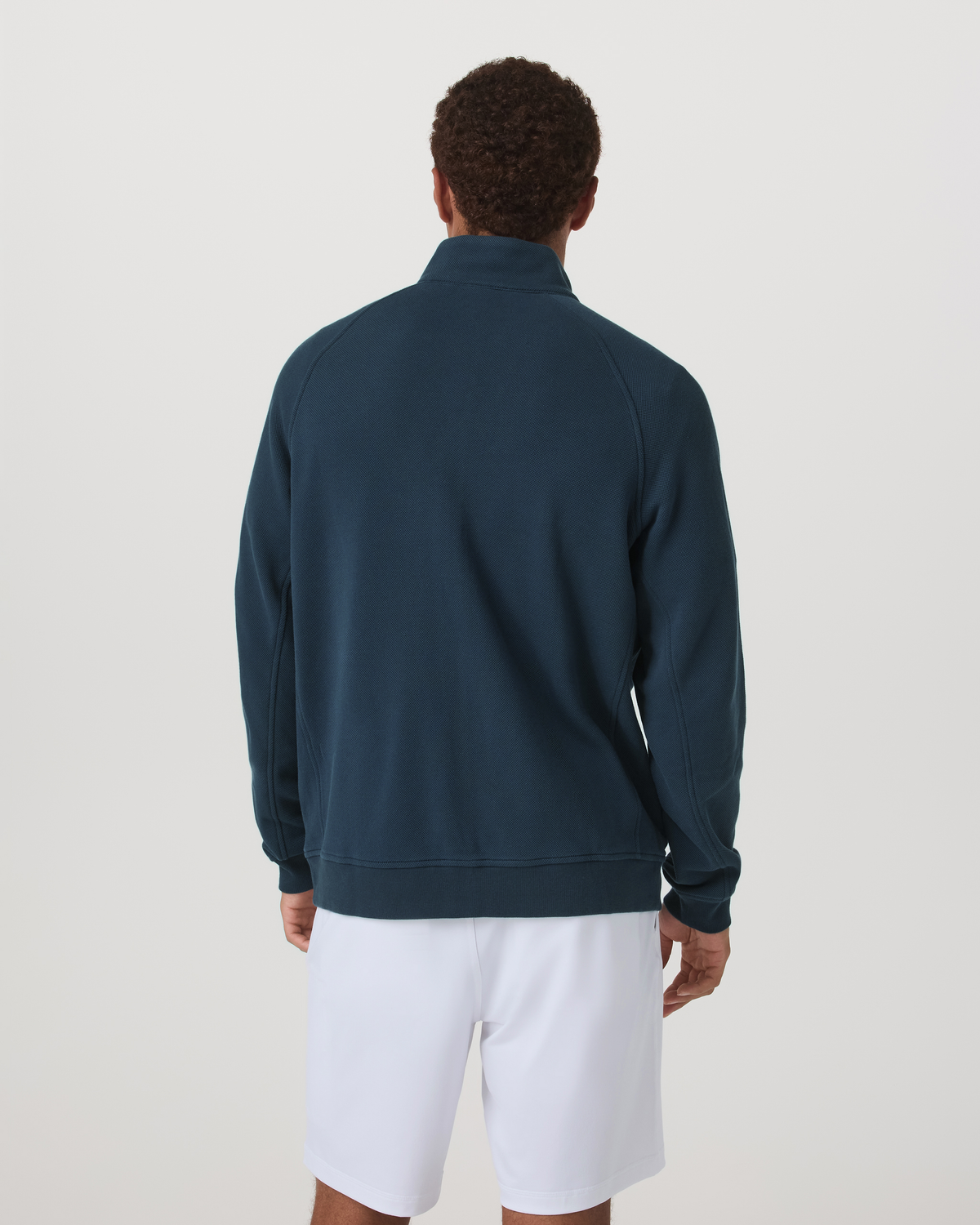 Pique Fleece Track Jacket | Ocean Blue