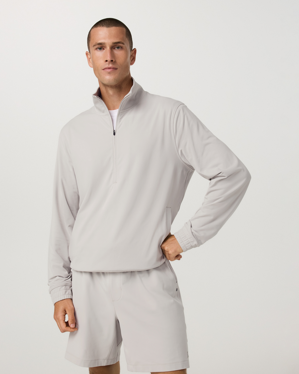 Ponto Re/ACTV Half Zip | Suede