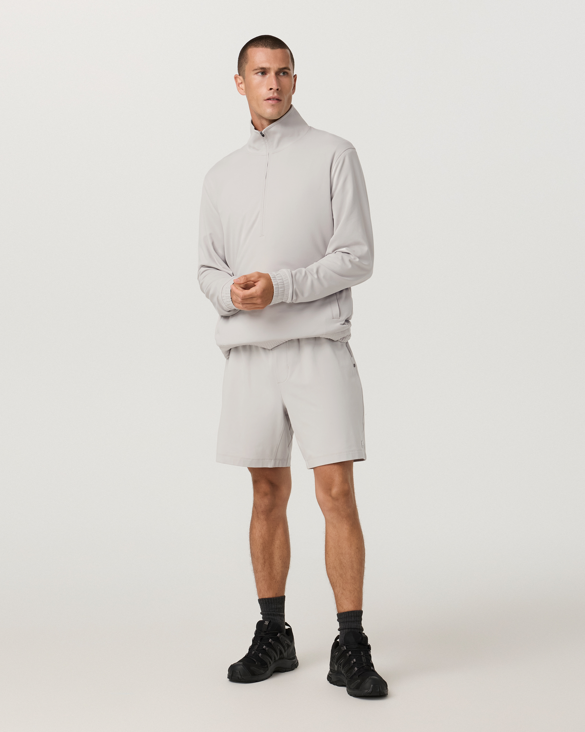 Ponto Re/ACTV Half Zip | Suede