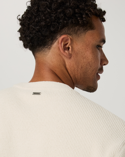 Midweight Rib Sweater | Bone