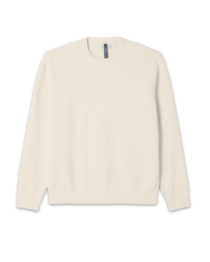 Midweight Rib Sweater | Bone