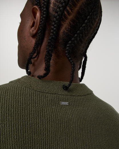 Midweight Rib Sweater | Olive