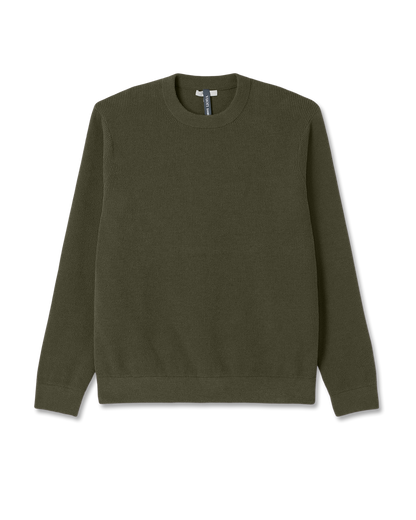 Midweight Rib Sweater | Olive