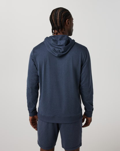 Ponto Pullover Hoodie | Azure Heather