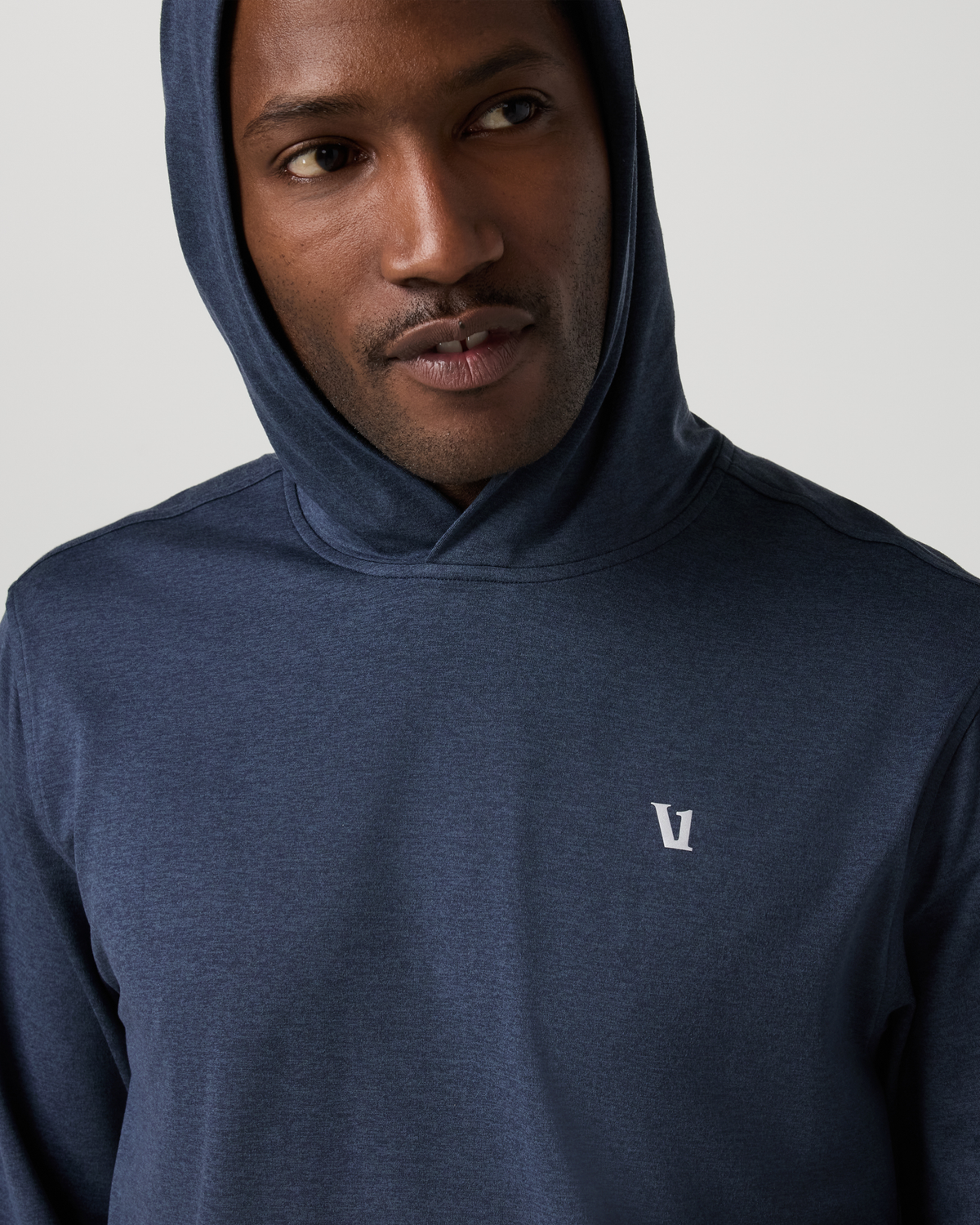 Ponto Pullover Hoodie | Azure Heather