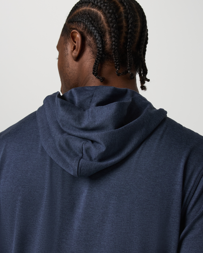 Ponto Pullover Hoodie | Azure Heather