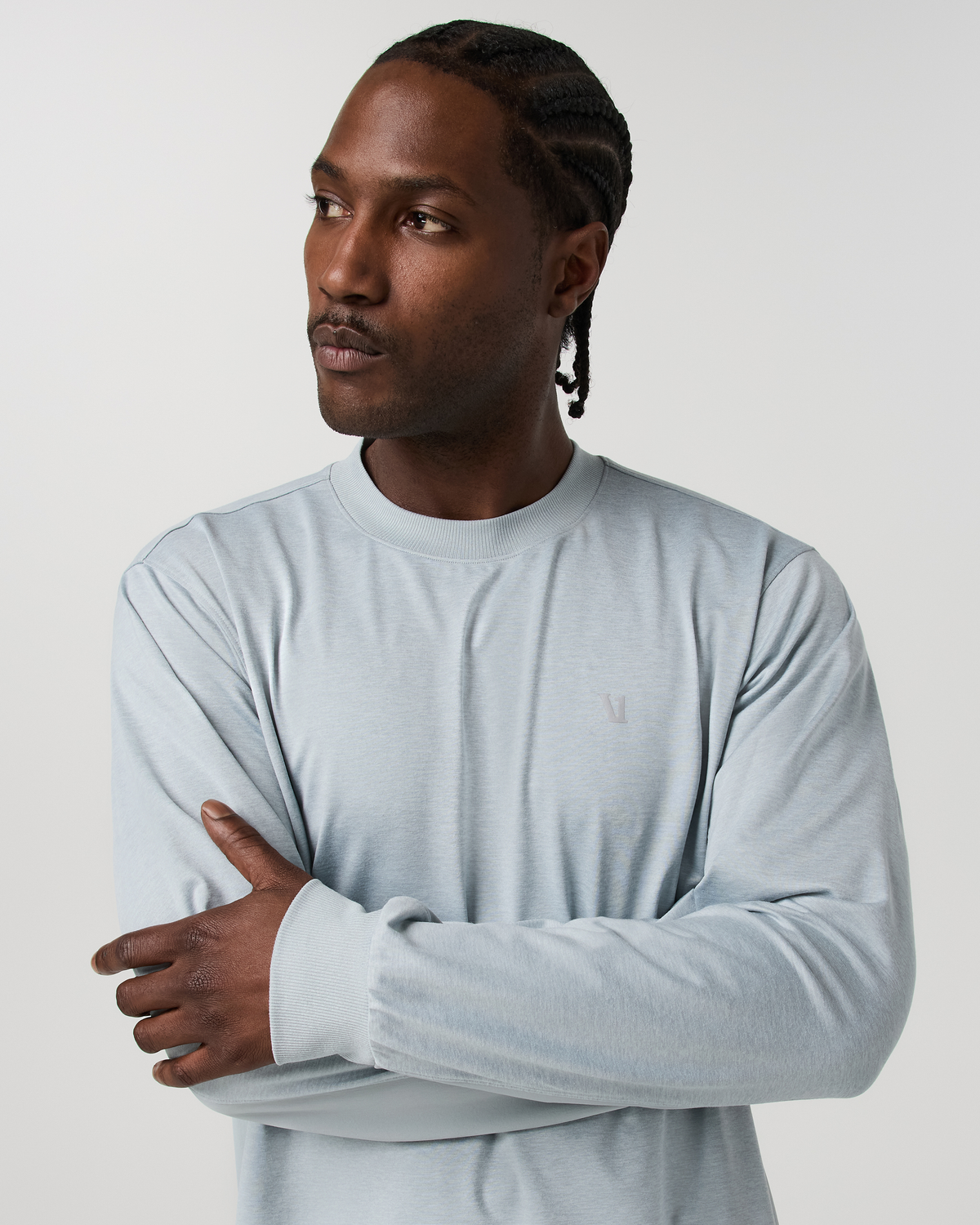 Sunday Crew | Blue Haze Heather