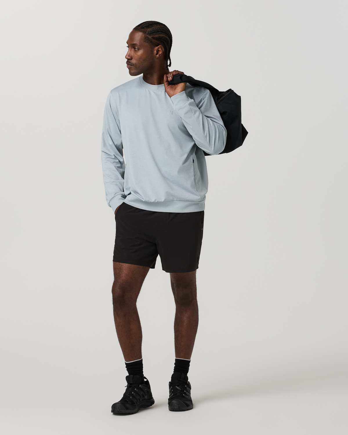 Sunday Crew | Blue Haze Heather