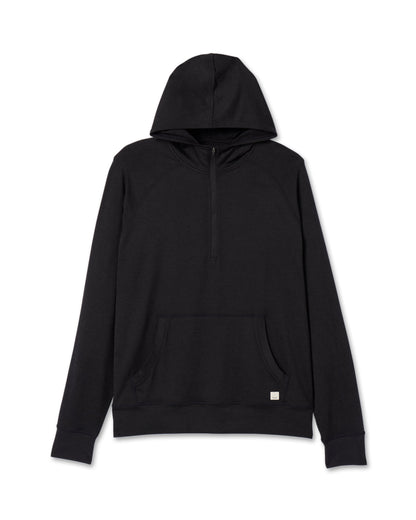 Ponto Performance Half Zip Hoodie | Black Heather