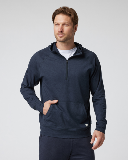 Ponto Performance Half Zip Hoodie | Midnight Heather