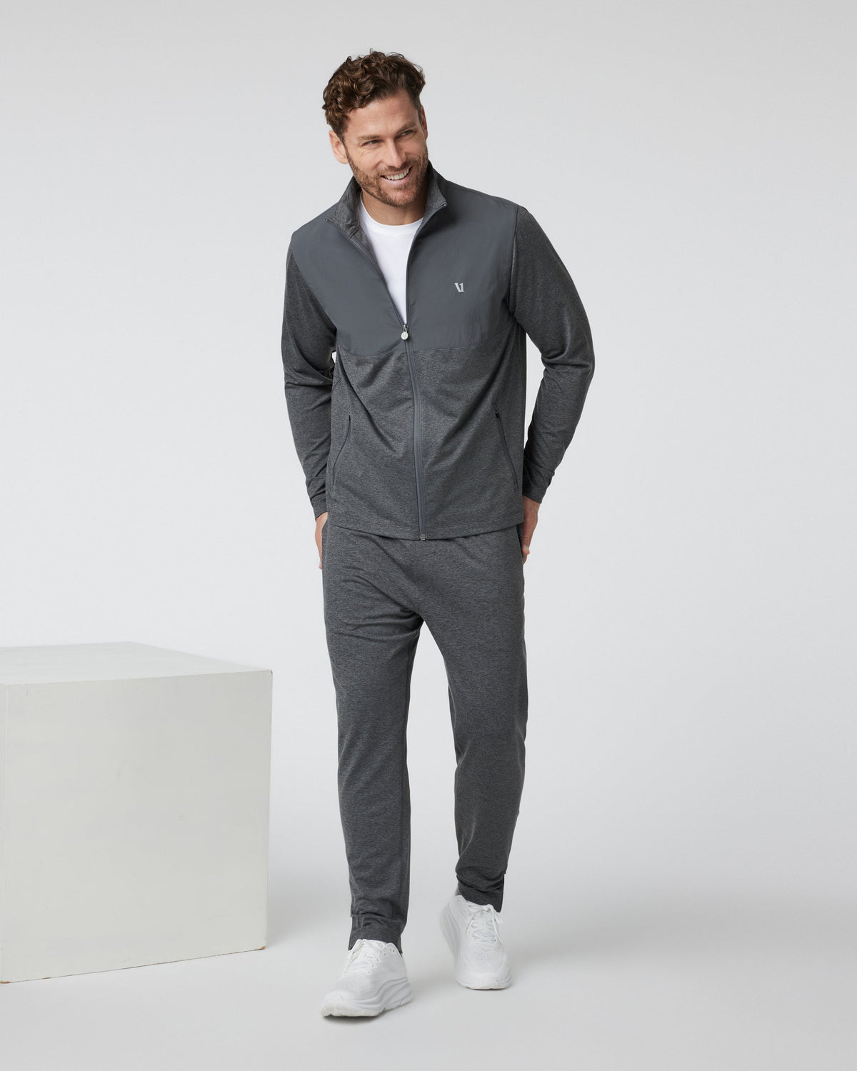 Sunday Element Track Jacket | Charcoal Heather