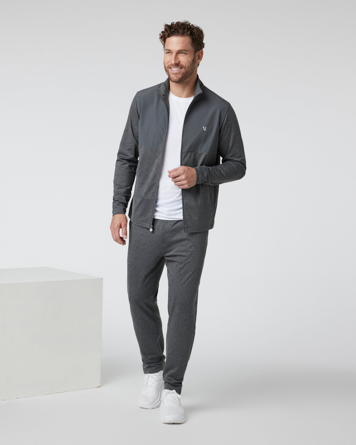 Sunday Element Track Jacket | Charcoal Heather