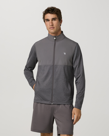 Sunday Element Track Jacket | Gull Grey Heather