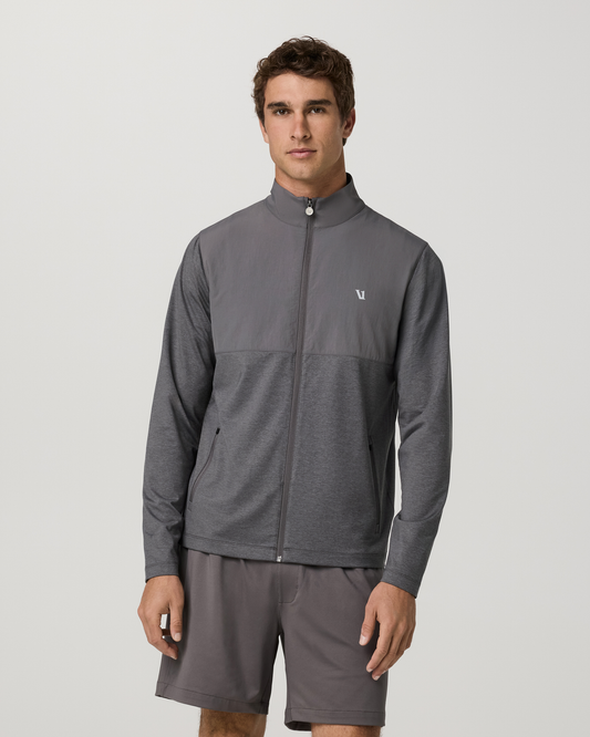 Sunday Element Track Jacket | Gull Grey Heather