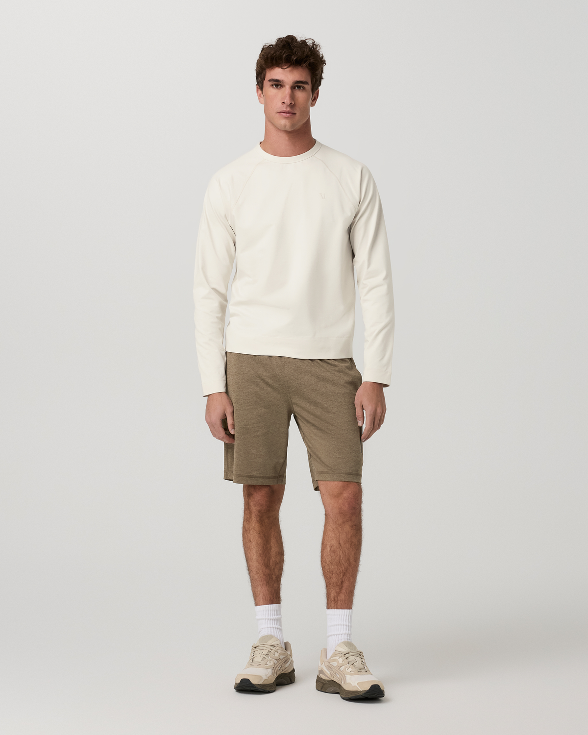 Sunday Performance Short 8" | Peppercorn Heather