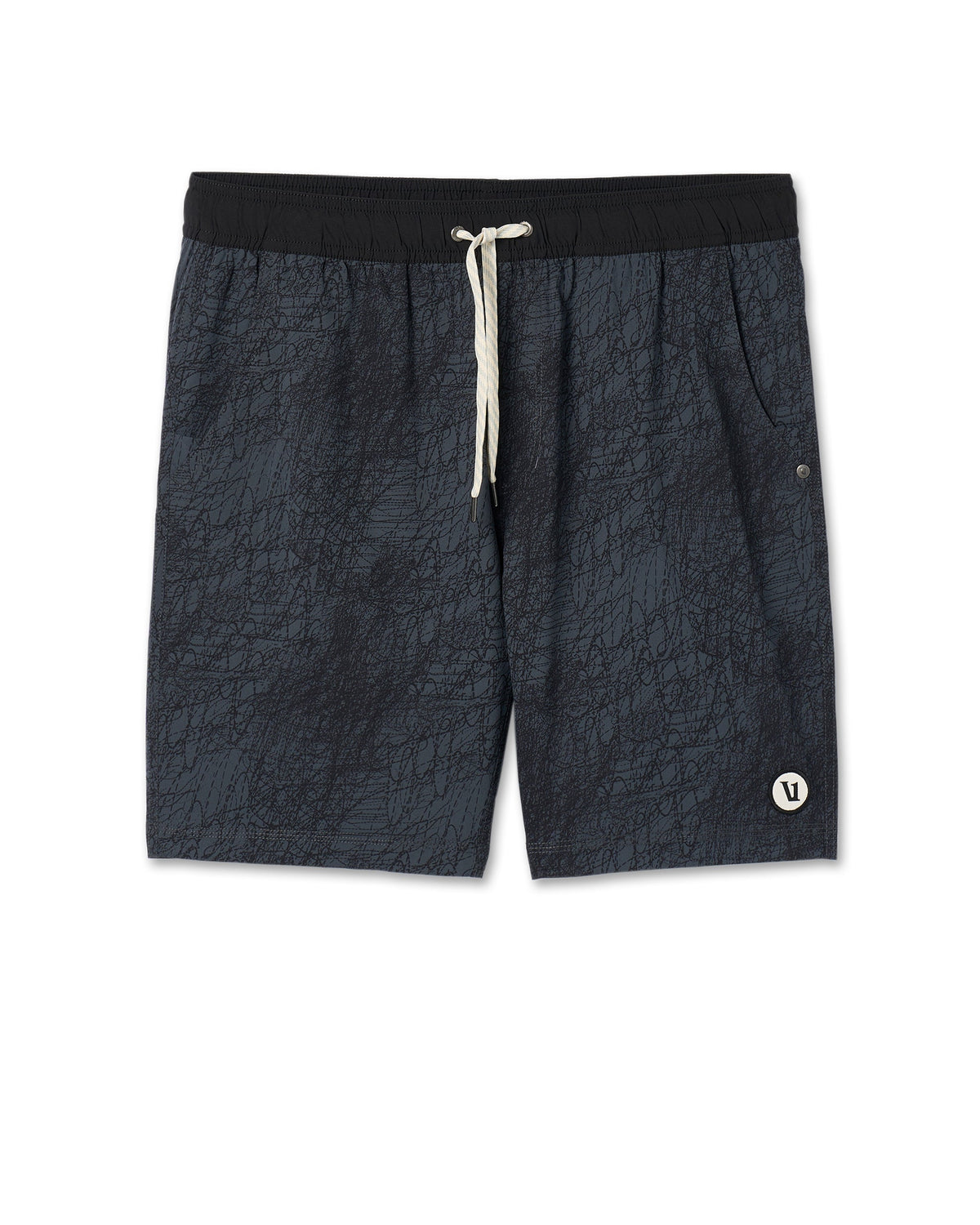 Kore Short Lined 7" | Charcoal Scribble