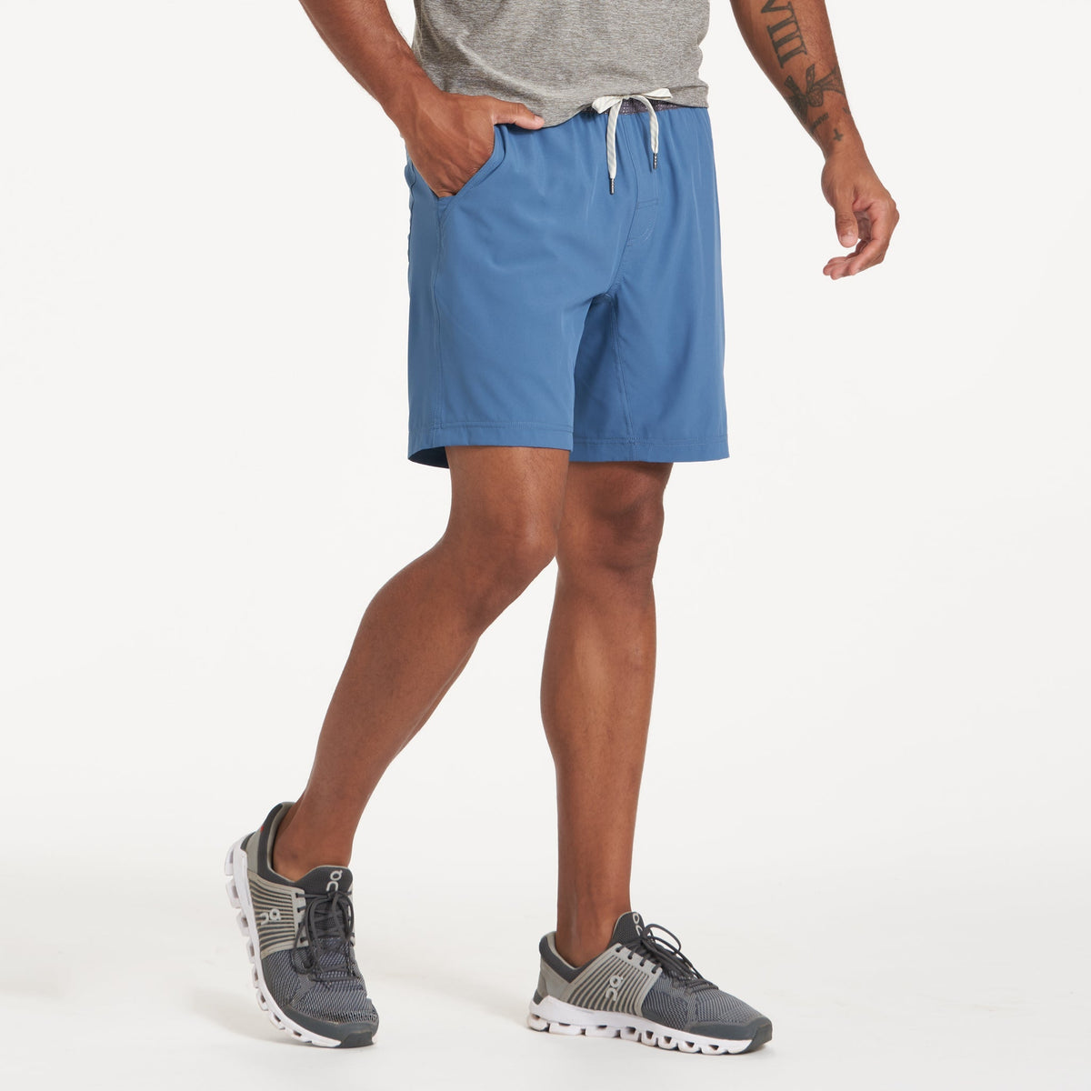 Kore Short Lined 7" | Pool Blue
