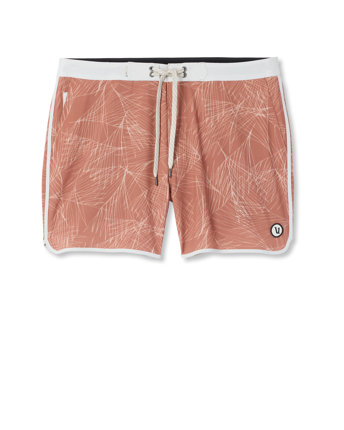 Cruise Boardshort 5" | Vintage Red Palm Shadow