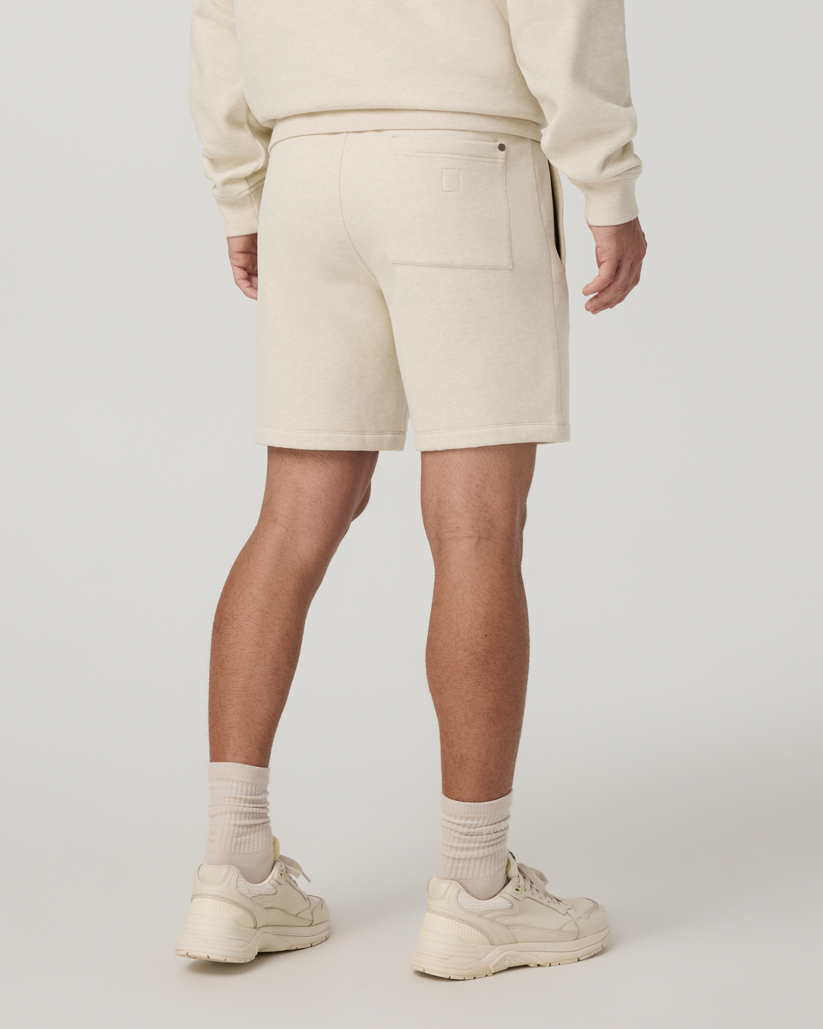 Seaside Short 8" | Buttermilk Heather