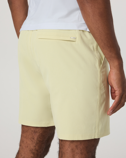 Banks Session Short Unlined 7" | Seed Linen Texture