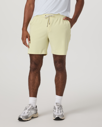 Banks Session Short Unlined 7" | Seed Linen Texture