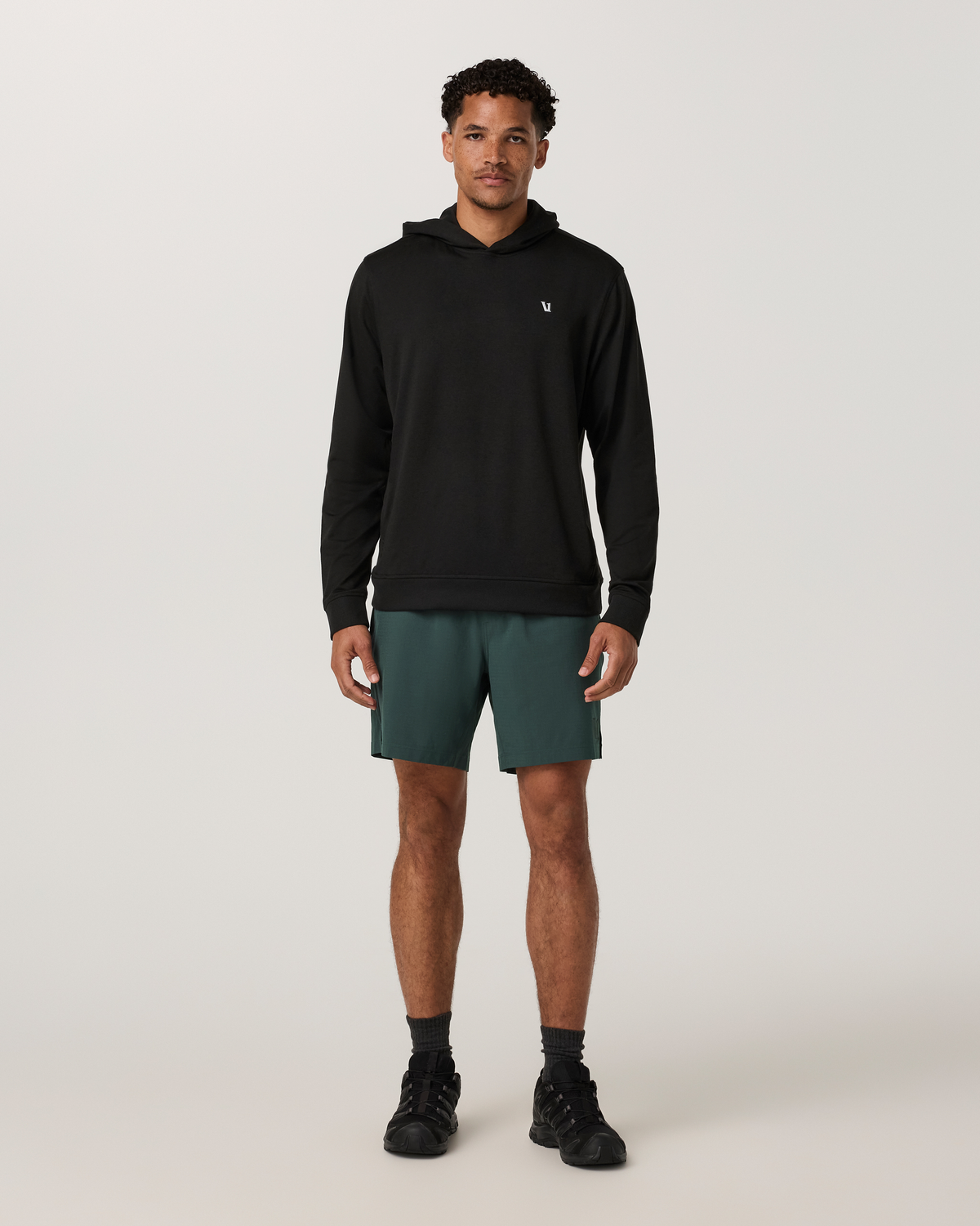 Vuori HardKore Short Lined 7" | Hemlock