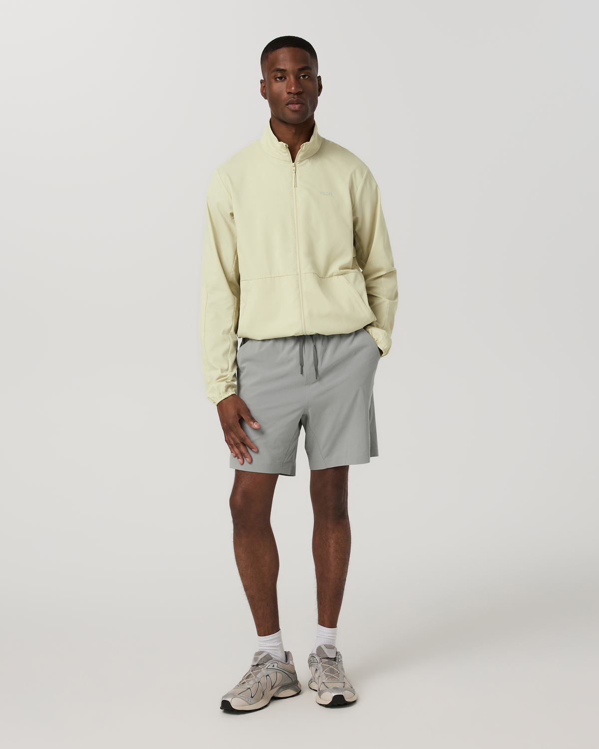 Vuori HardKore Short Lined 7" | Slate Rock