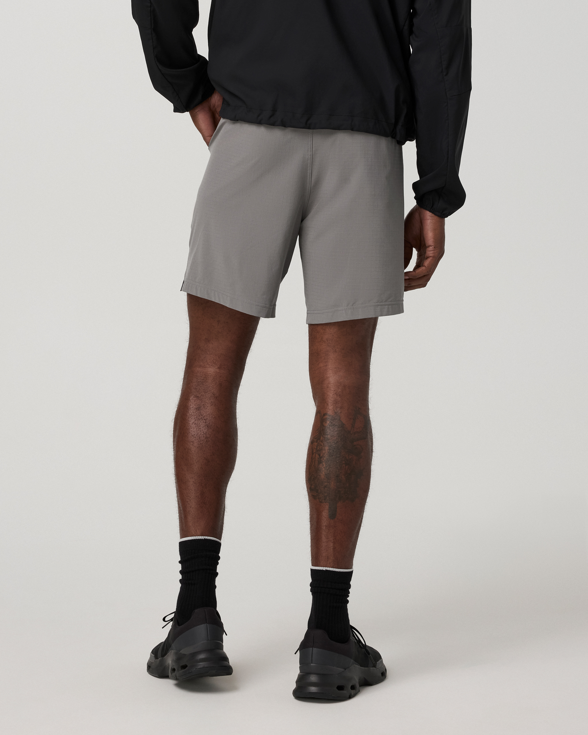 Vuori HardKore Short Lined 7" | Smoke