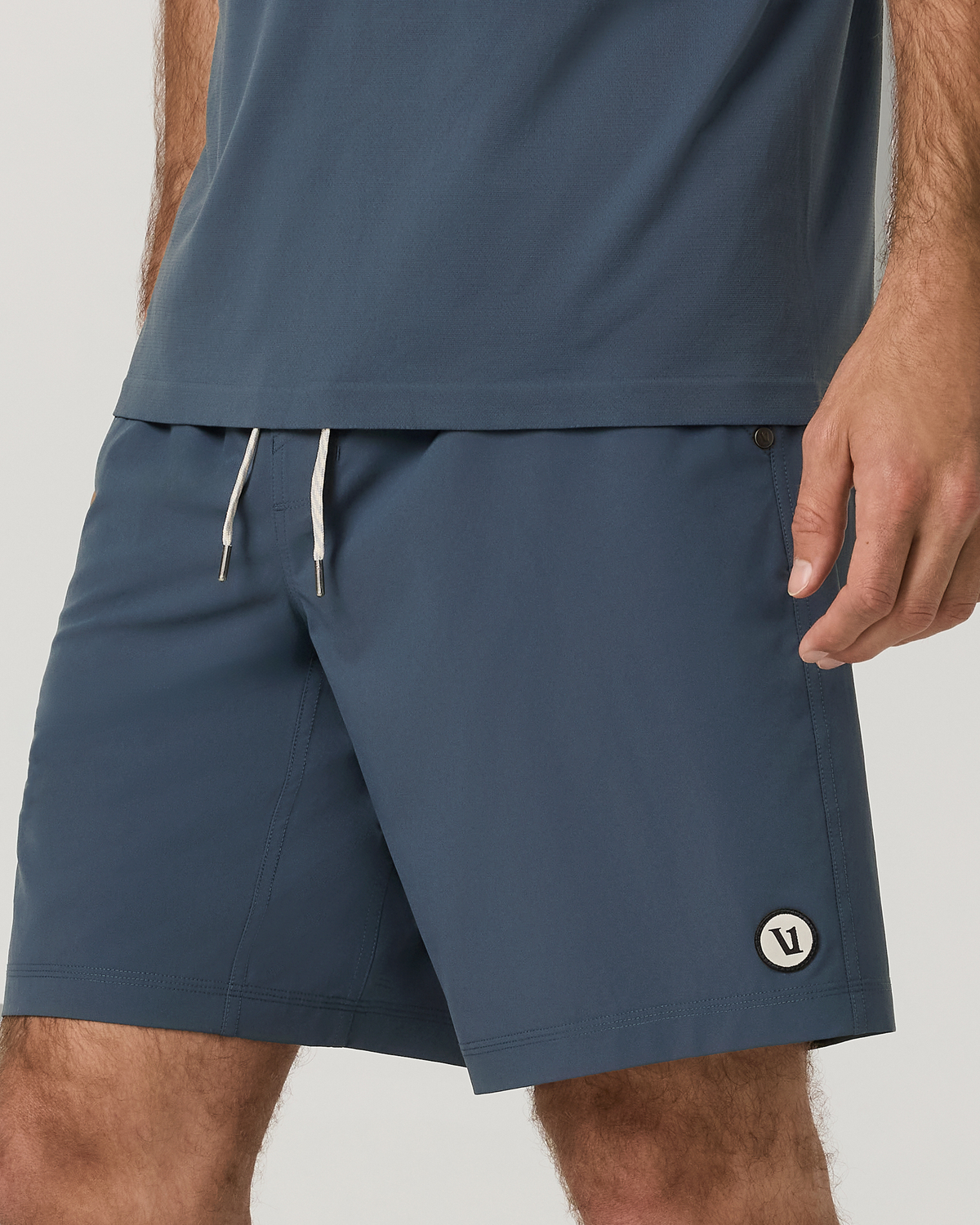 Kore Short Unlined 9" | Bay Blue/Ink