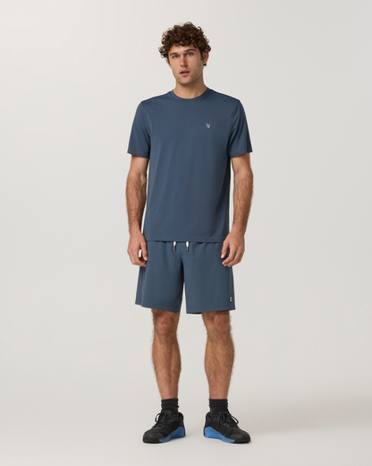 Kore Short Unlined 9" | Bay Blue/Ink