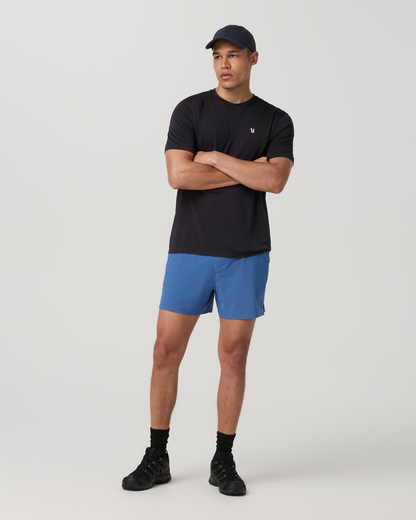 Vuori HardKore Short Lined 5" | Court Blue