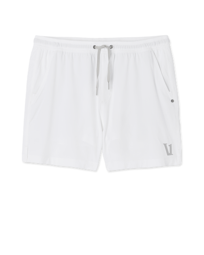 Vuori HardKore Short Lined 5" | White