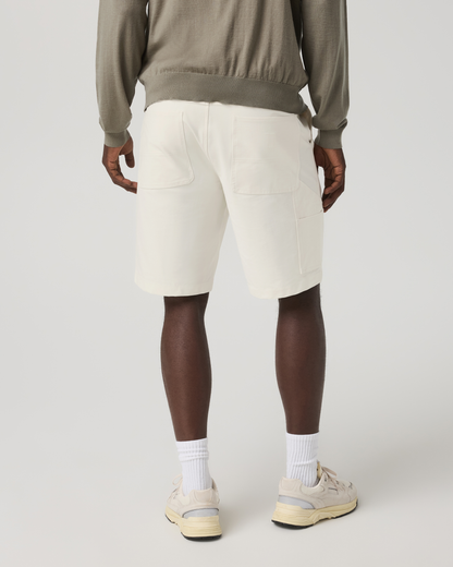 Vuori Meta™ Canvas Carpenter Short 10" | Ivory